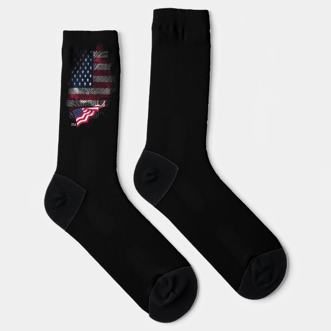 Calcetines bandera de EE. UU. (Derecha)