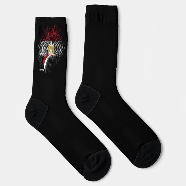 Calcetines bandera de Egipto (Derecha)