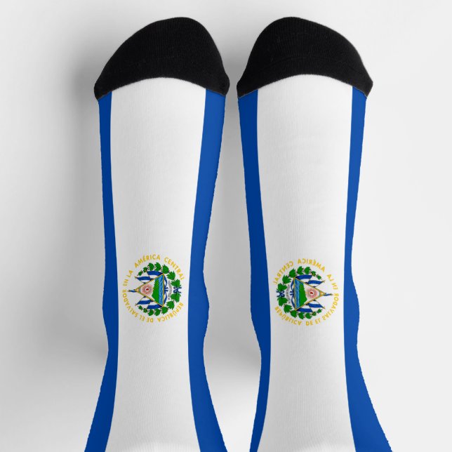 Calcetines Bandera de El Salvador (Arriba)