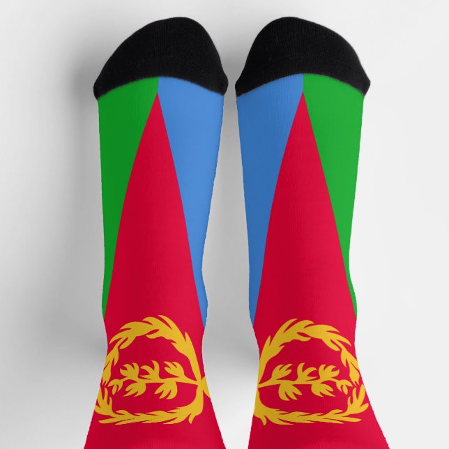 Calcetines Bandera de Eritrea (Arriba)
