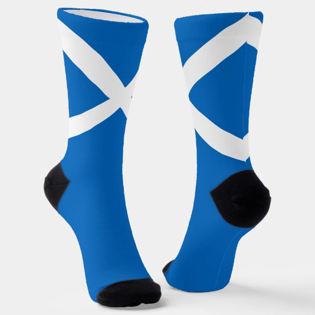 Calcetines Bandera de Escocia Patriótica del Orgullo Nacional (Angular)
