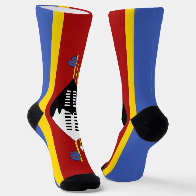 Calcetines Bandera de Eswatini (Angular)