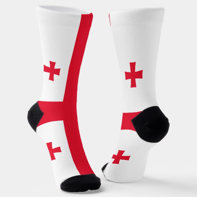 Calcetines Bandera de Georgia (Angular)