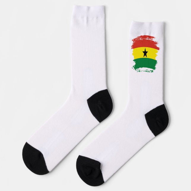 Calcetines Bandera de Ghana (Izquierda)