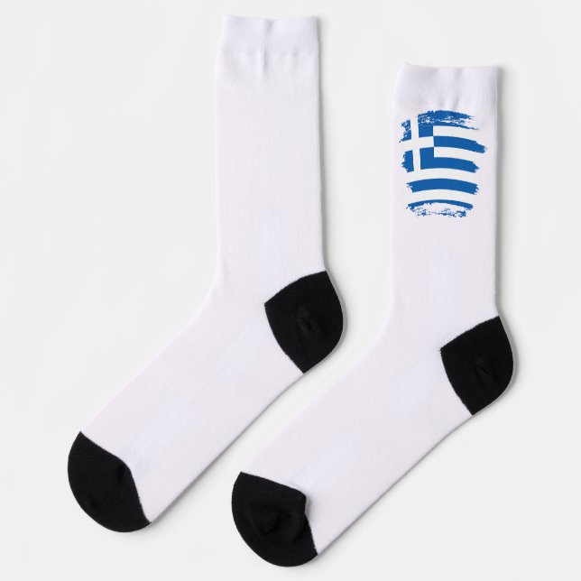 Calcetines Bandera de Grecia (Izquierda)