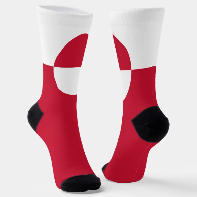 Calcetines Bandera de Groenlandia (Angular)