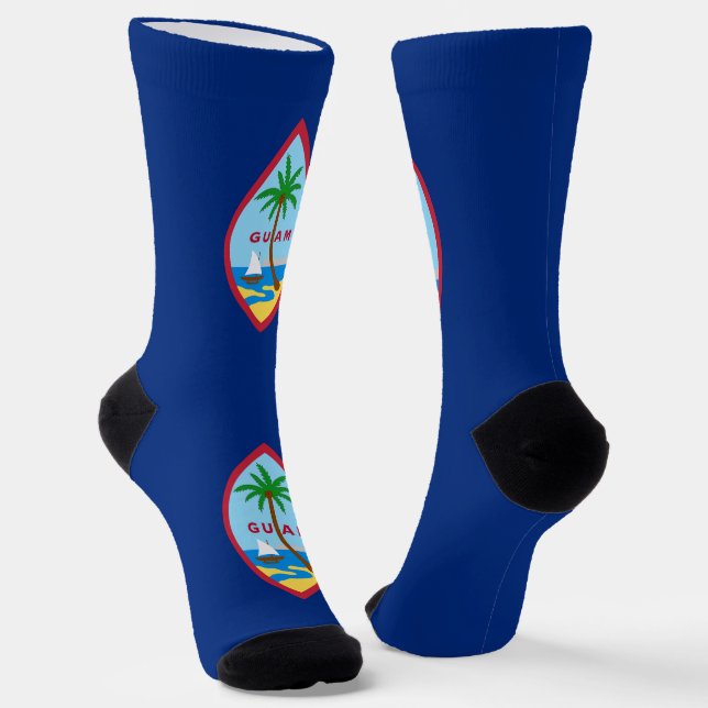 Calcetines Bandera de Guam (Angular)