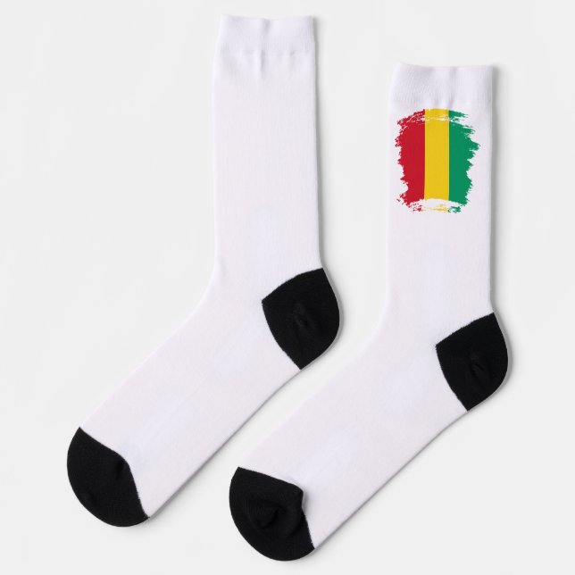 Calcetines Bandera de Guinea (Izquierda)
