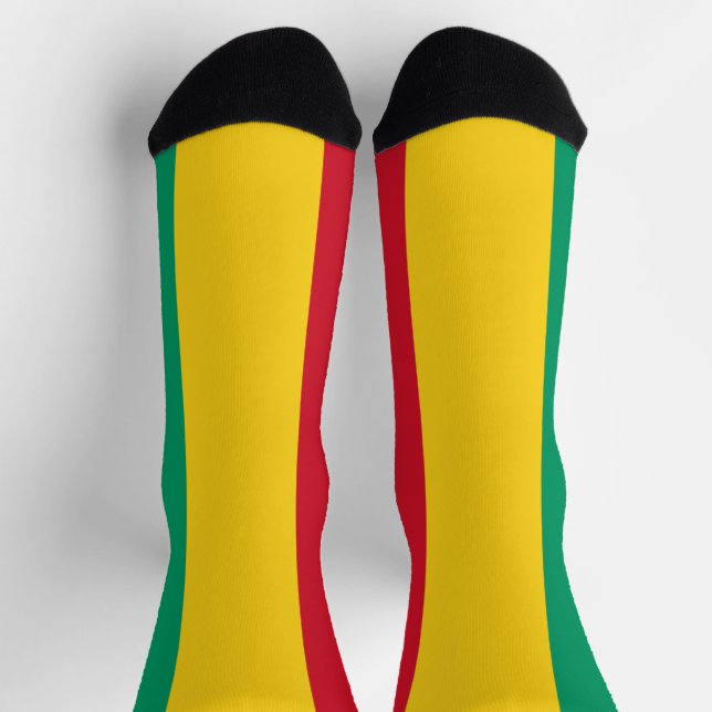 Calcetines Bandera de Guinea (Arriba)