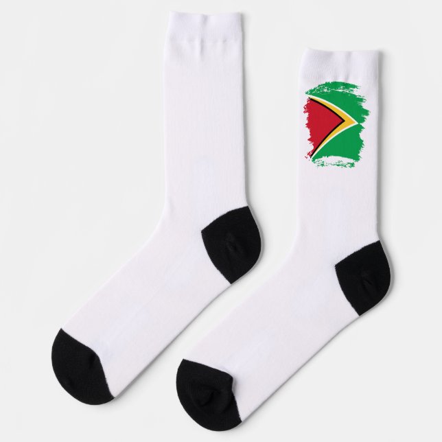 Calcetines Bandera de Guyana (Izquierda)