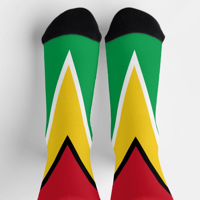 Calcetines Bandera de Guyana (Arriba)
