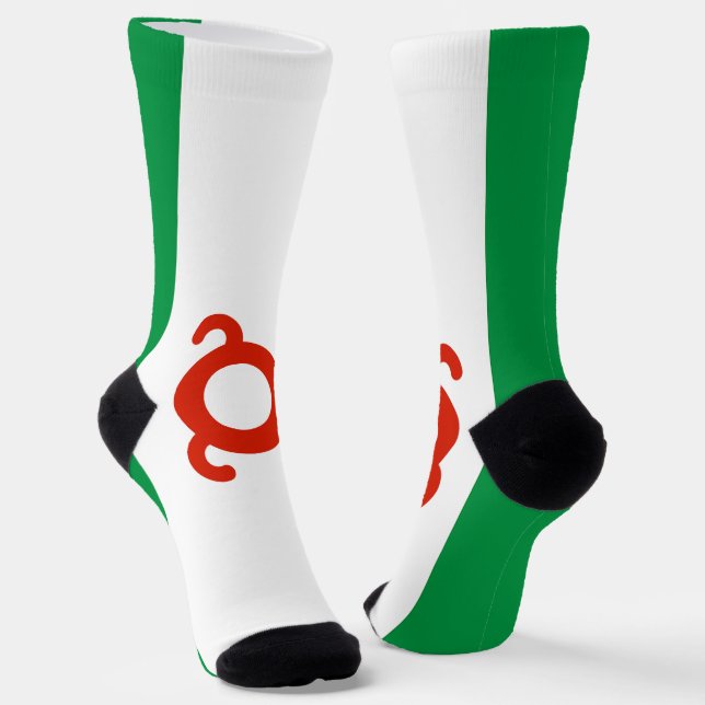 Calcetines Bandera de Ingushetia (Angular)