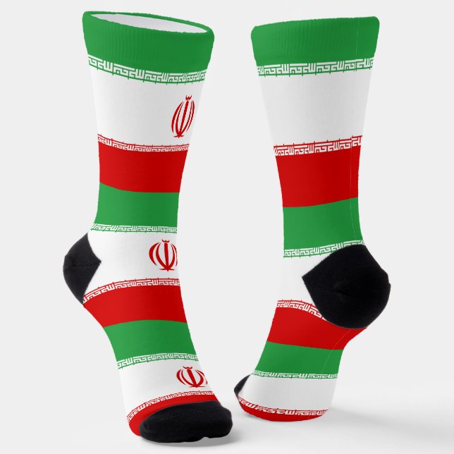 Calcetines Bandera de Irán (Angular)