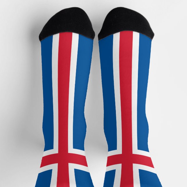 Calcetines Bandera de Islandia (Arriba)
