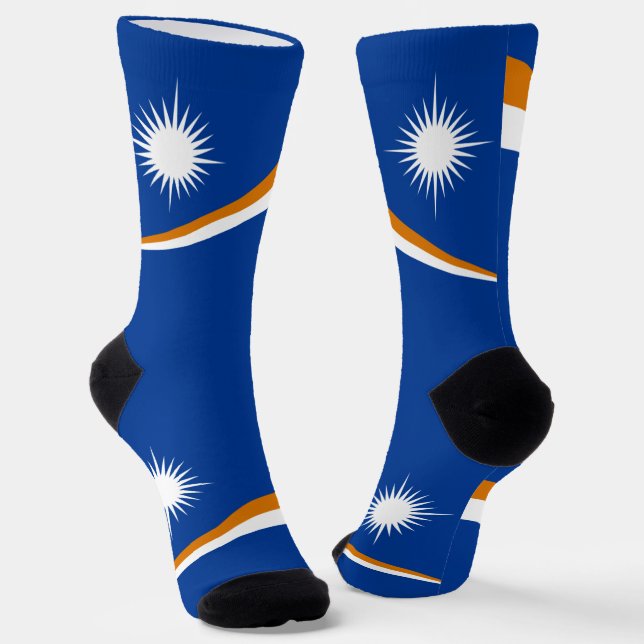 Calcetines Bandera de Islas Marshall (Angular)