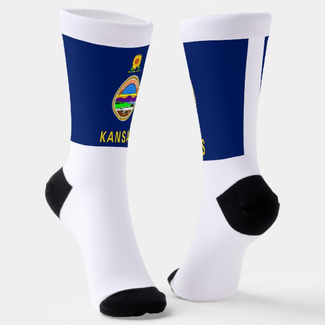 Calcetines bandera de Kansas (Angular)