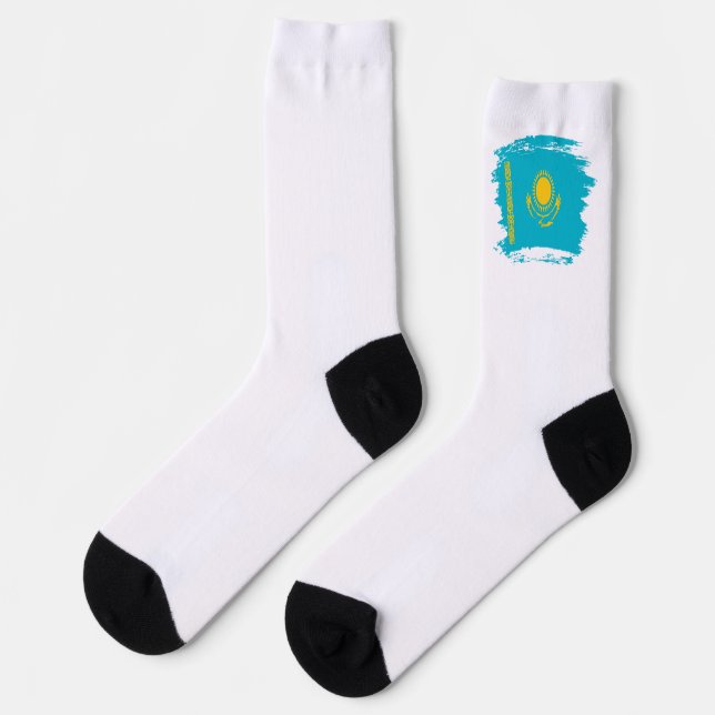 Calcetines Bandera de Kazajistán (Izquierda)