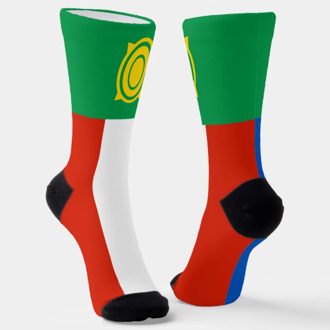 Calcetines Bandera de Khakasia (Angular)