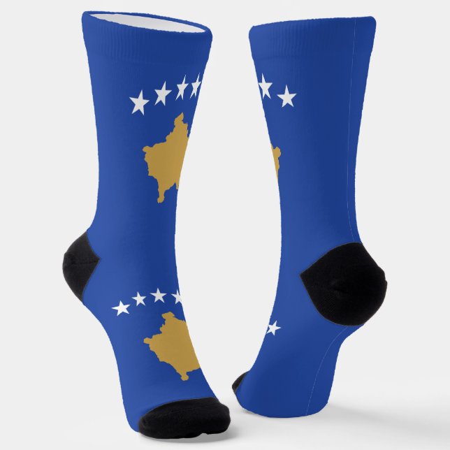 Calcetines Bandera de Kosovo (Angular)