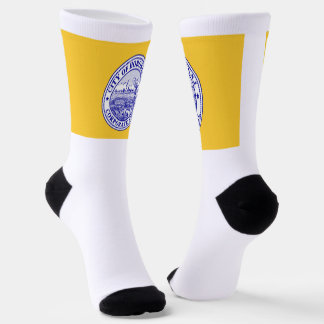 Calcetines bandera de la ciudad de Hoboken (Nueva Jersey)