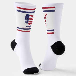 Calcetines Bandera de la ciudad de Oxnard (California)