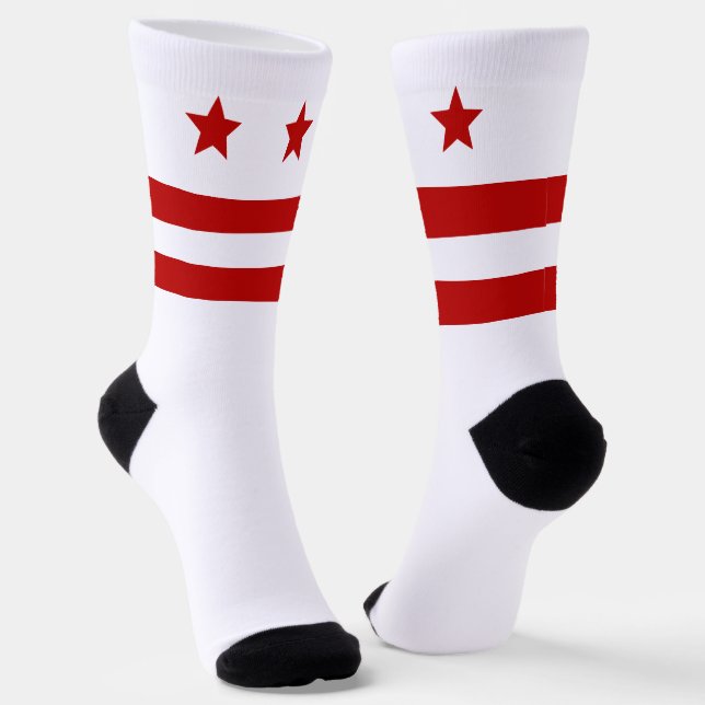 Calcetines Bandera de la ciudad de Washington D.C. (Angular)