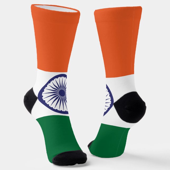 Calcetines Bandera de la India (Angular)
