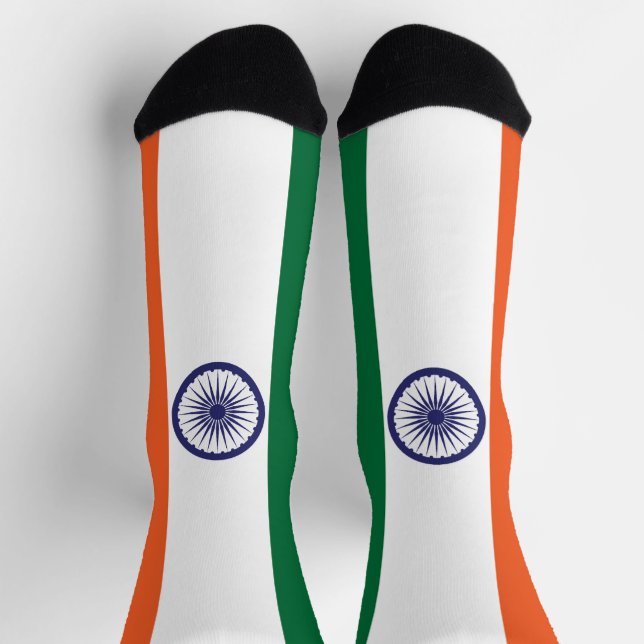 Calcetines Bandera de la India (Arriba)