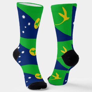 Calcetines Bandera de la Isla de Navidad
