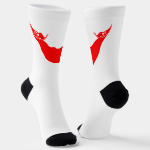Calcetines Bandera de la Isla de Pascua