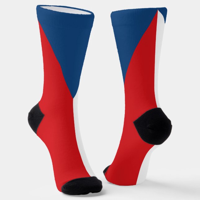 Calcetines Bandera de la República Checa (Angular)