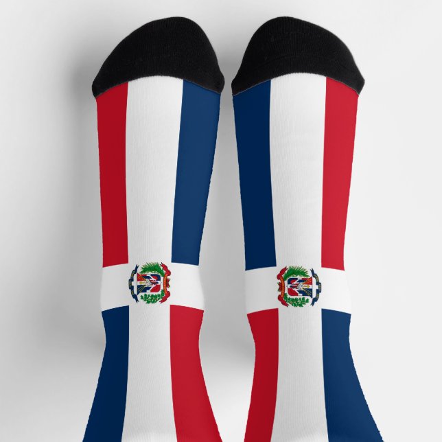 Calcetines Bandera de la República Dominicana (Arriba)