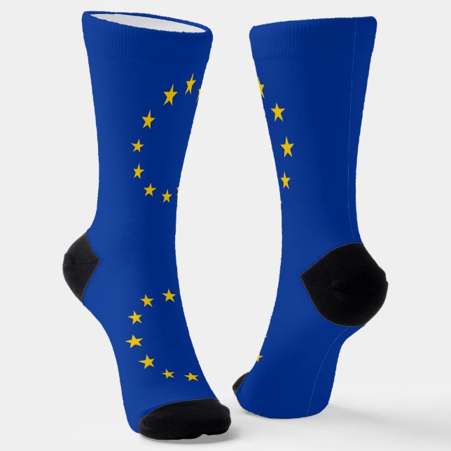 Calcetines Bandera de la Unión Europea (Angular)