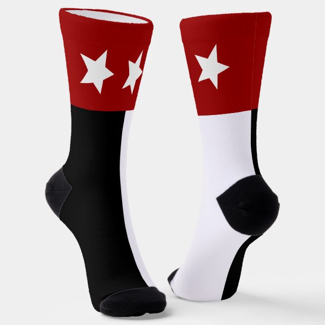 Calcetines Bandera de Laredo (Texas) (Angular)