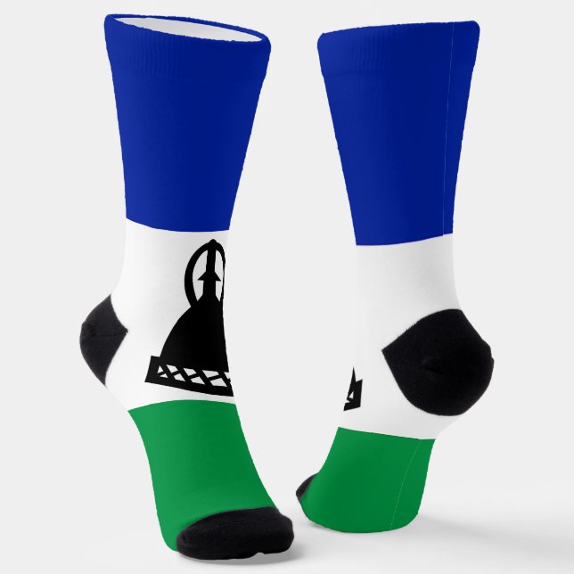 Calcetines Bandera de Lesoto (Angular)