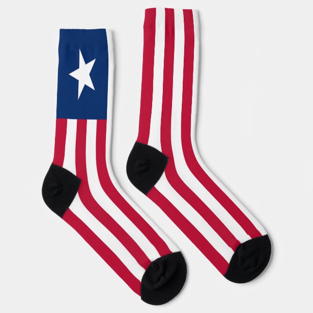 Calcetines Bandera de Liberia (Derecha)