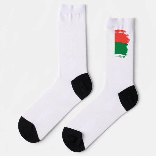 Calcetines Bandera de Madagascar (Izquierda)