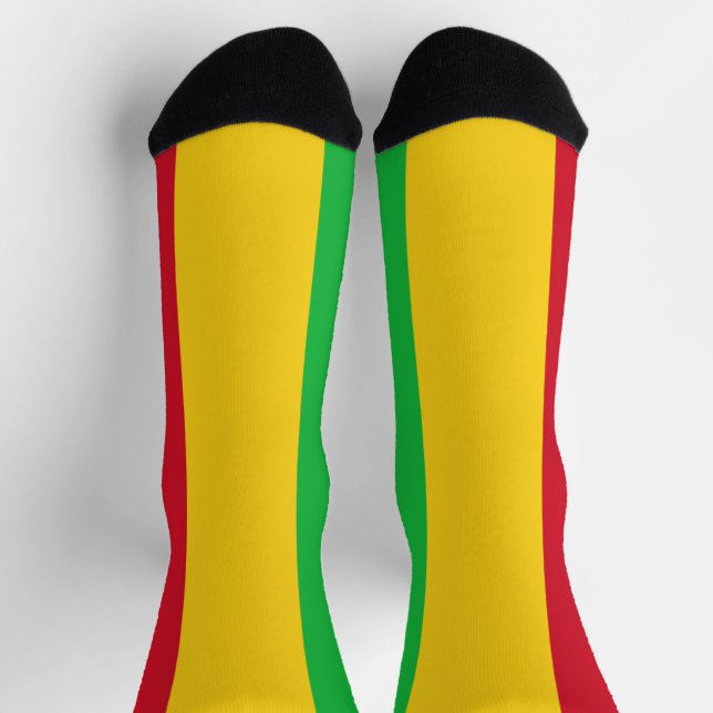 Calcetines Bandera de Mali (Arriba)