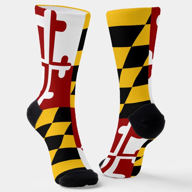 Calcetines Bandera de Maryland (Angular)