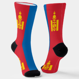 Calcetines Bandera de Mongolia