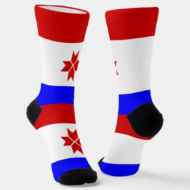 Calcetines Bandera de Mordovia (Angular)