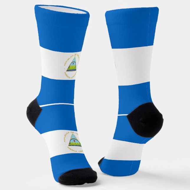 Calcetines Bandera de Nicaragua (Angular)