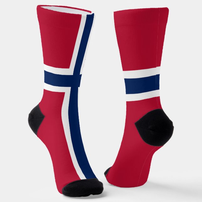Calcetines Bandera de Noruega (Angular)