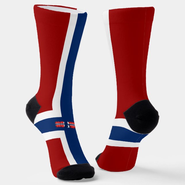 Calcetines Bandera de Noruega (Angular)