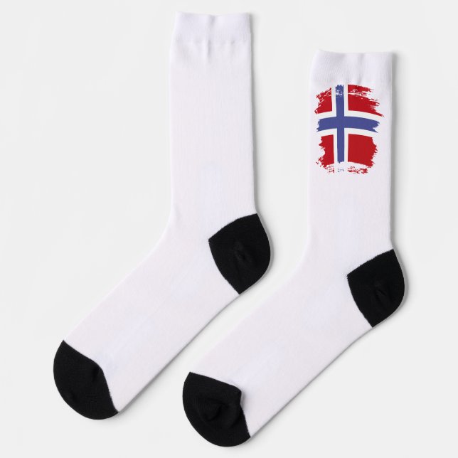 Calcetines Bandera de Noruega (Izquierda)