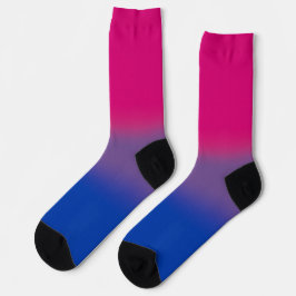 Calcetines Bandera de orgullo bisexual gradiente