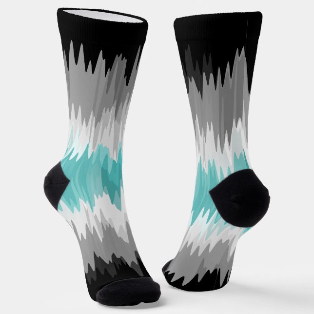 Calcetines Bandera de Orgullo Libramaculino Boho Funky Ondula (Angular)