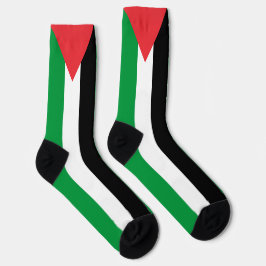 Calcetines Bandera de Palestina patriótica moderna