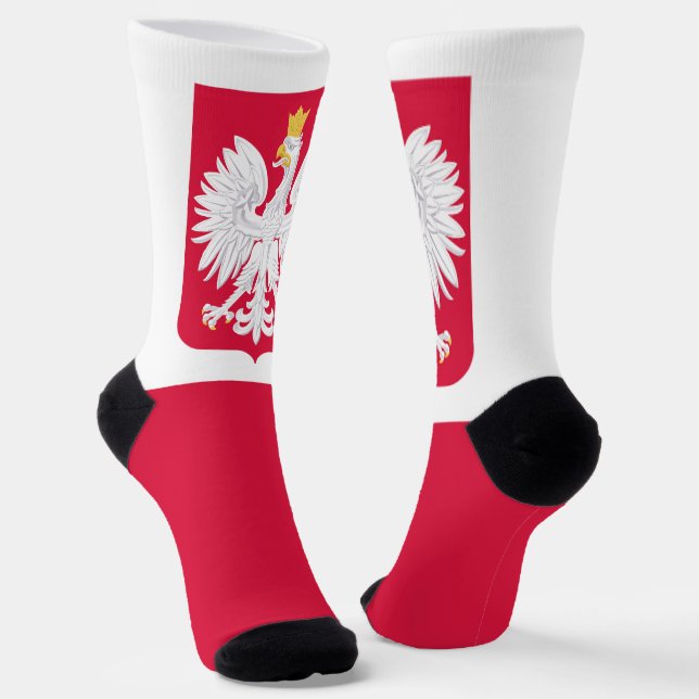 Calcetines Bandera de Polonia (Angular)