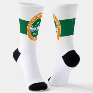 Calcetines bandera de Port Orange (Florida)